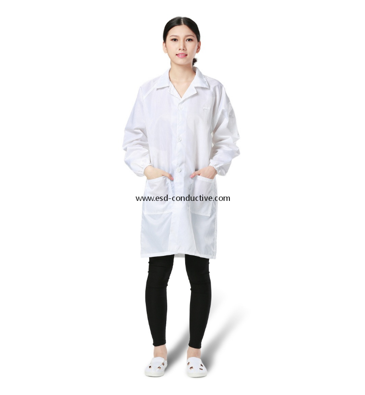 China Factory Antistatic Garment/ESD Garment/Antistatic smock EC-04